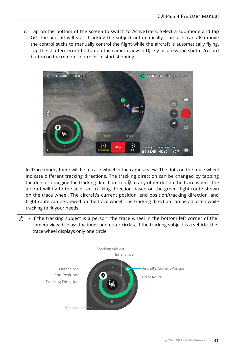 DJI Mini 4 Pro Drone Fly More Combo Plus with RC 2 Controller User Manual | Page 31 / 116