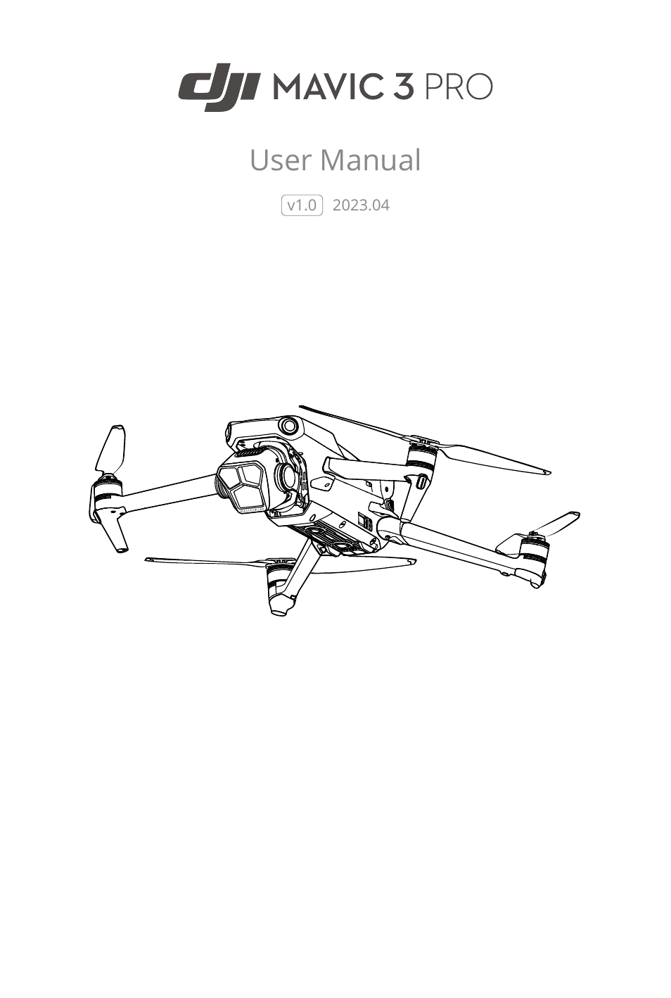 DJI Mavic 3 Pro Drone with Fly More Combo & RC User Manual | 115 pages