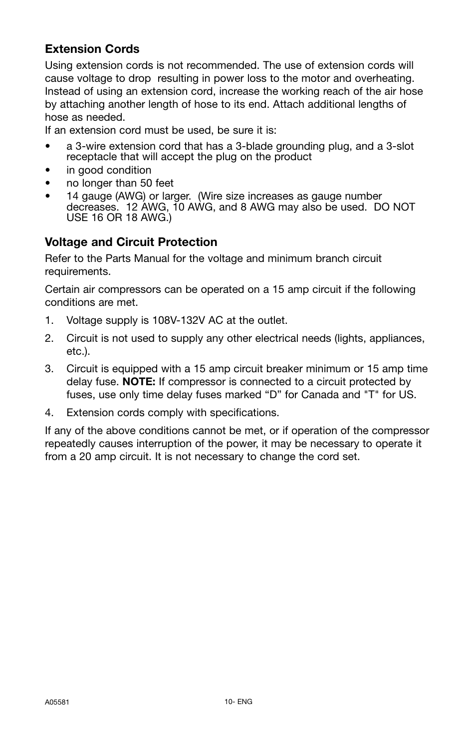 Delta ShopMaster CP201 User Manual | Page 10 / 56