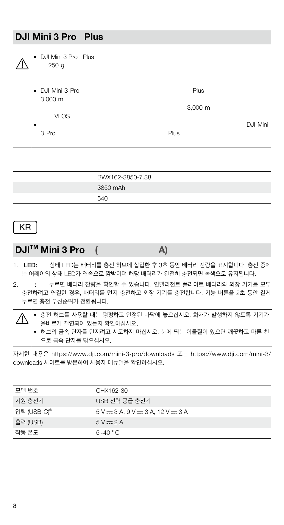 Dji mini 3 pro plus, Mini 3 pro ( a) | DJI Mini 3 Drone with RC Remote (Fly More Combo) User Manual | Page 9 / 32