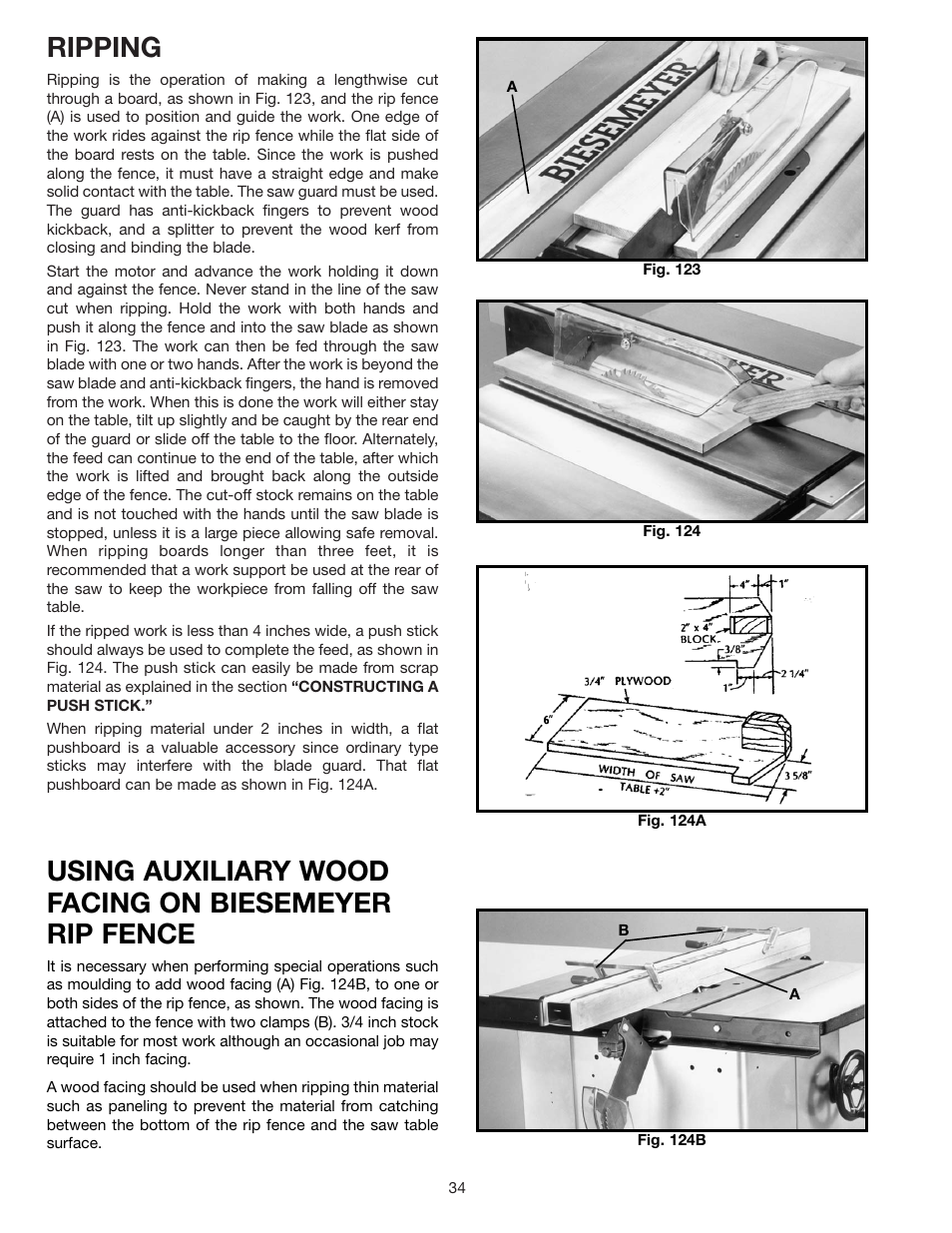 Ripping | Delta 36-841 User Manual | Page 34 / 40