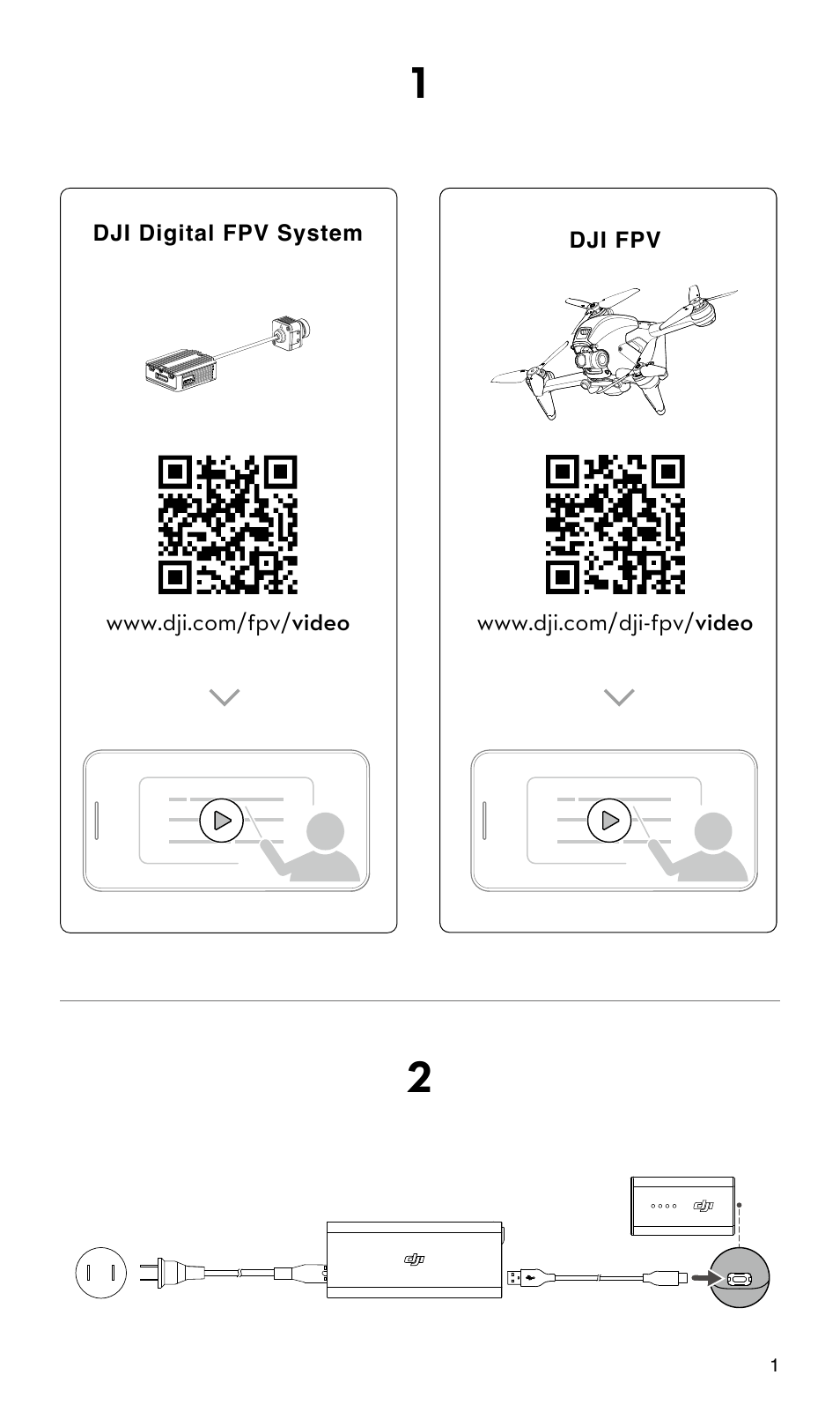 DJI FPV Drone (Combo) User Manual | Page 2 / 29