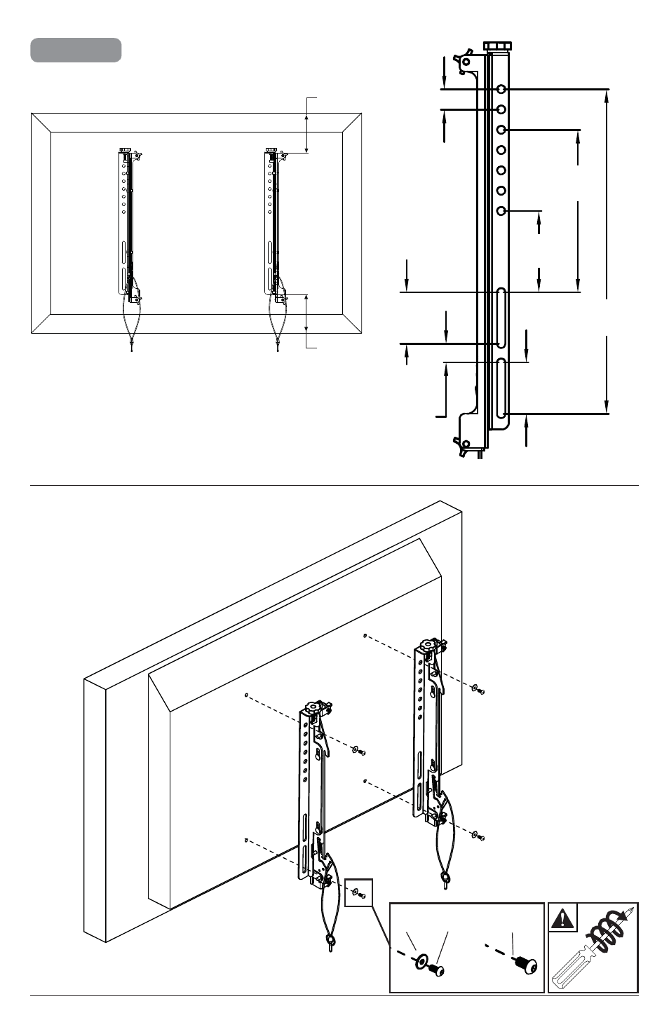 Uv n | Peerless-AV Modular Video Wall Pedestal Mount for 46 to 55" Displays (3x2 Configuration) User Manual | Page 14 / 20