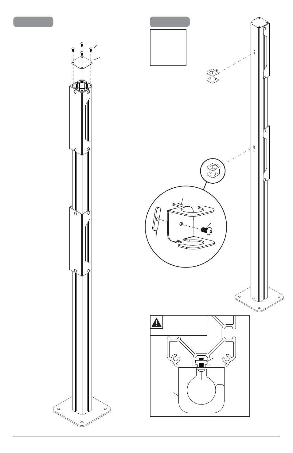 Peerless-AV Modular Video Wall Pedestal Mount for 46 to 55" Displays (3x2 Configuration) User Manual | Page 8 / 20