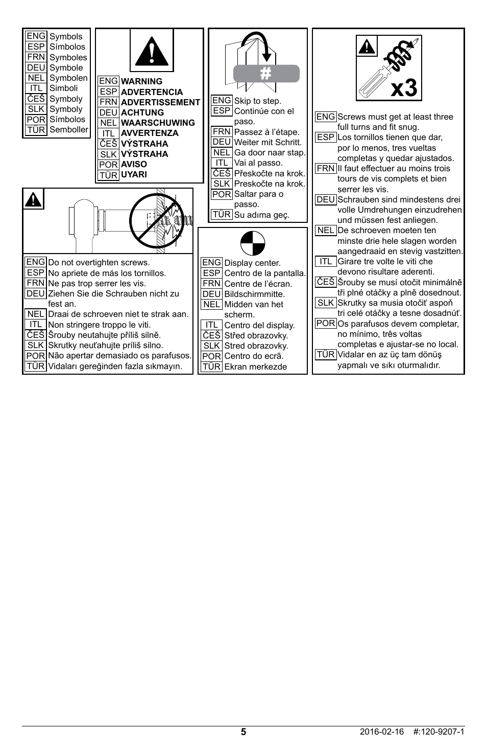 Peerless-AV ACC-LGOLED Adapter Bracket for Select OLED TVs User Manual | Page 5 / 16