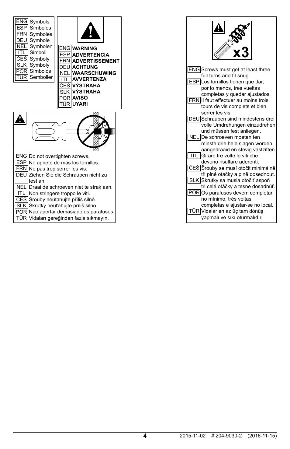 Peerless-AV Universal Display Adapter Plate User Manual | Page 4 / 12