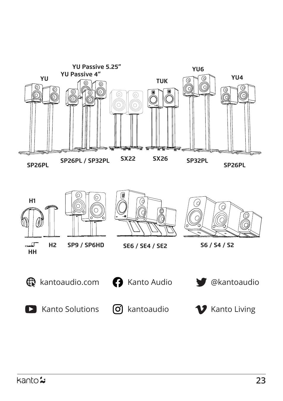 Kanto Living PSC350 Full-Motion Column & Pillar Mount for 37 to 75" Displays User Manual | Page 23 / 24