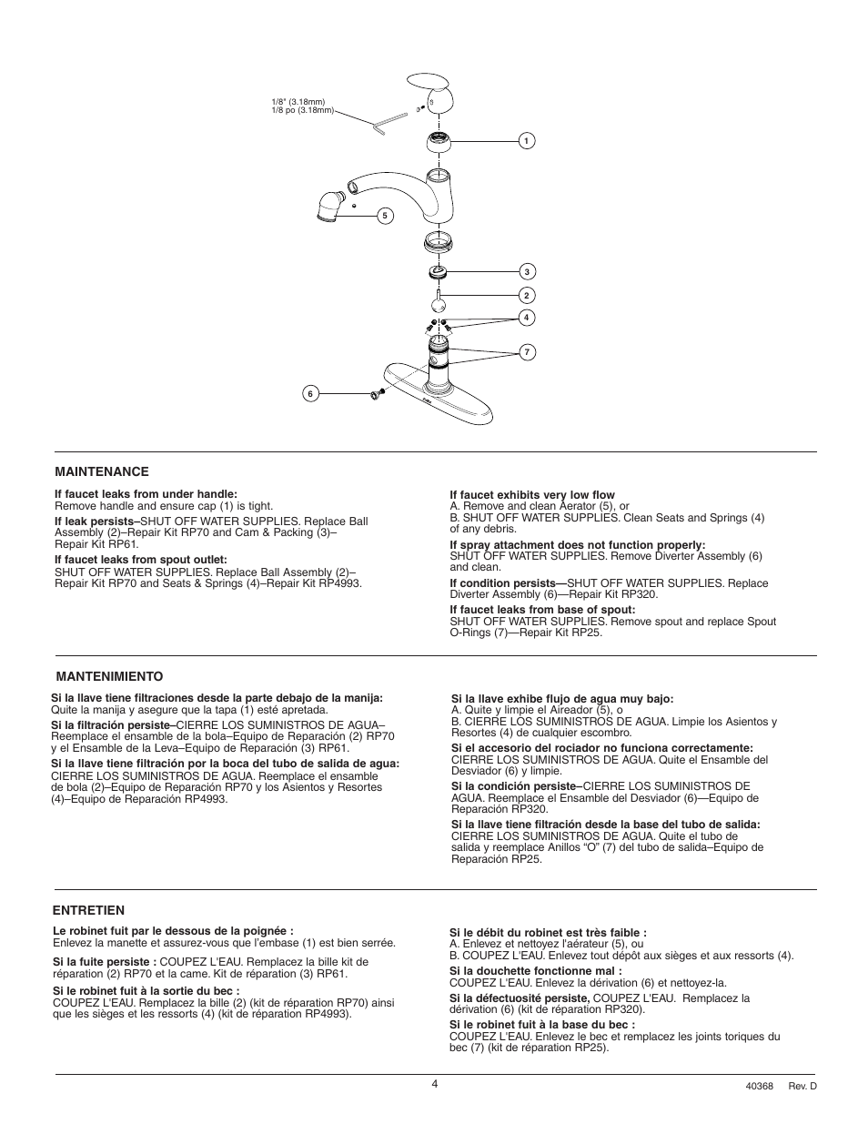 Delta 488 Series User Manual | Page 4 / 8