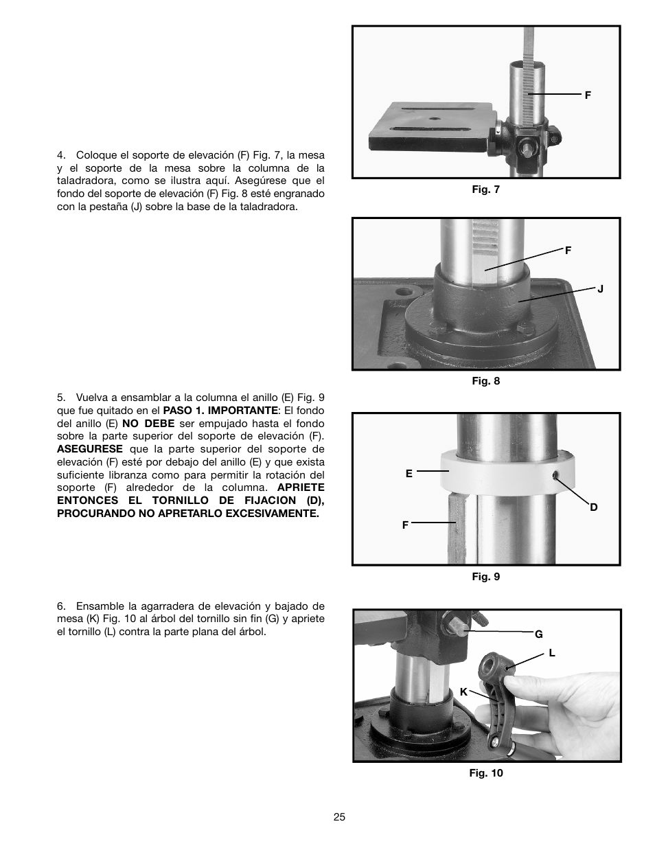 Delta ShopMaster 638517-00 User Manual | Page 25 / 51