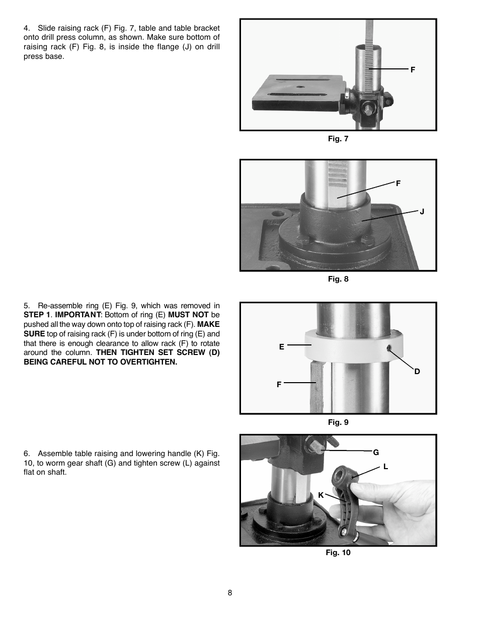 Delta ShopMaster 638517-00 User Manual | Page 8 / 51