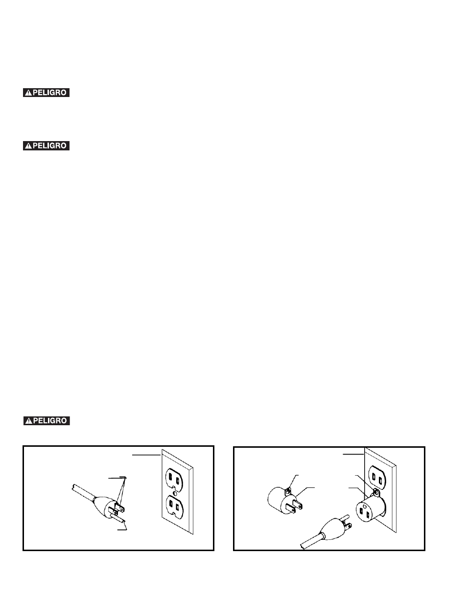 Conexiones a la fuente de alimentación, Especificaciones del motor, Instrucciones de conexión a tierra | Delta 28-276 User Manual | Page 52 / 72