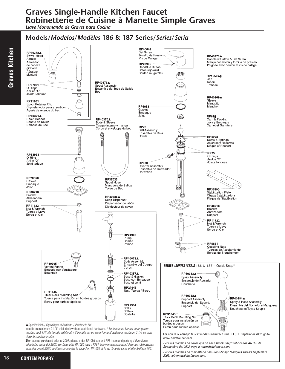 Delta 187 Series User Manual | 1 page