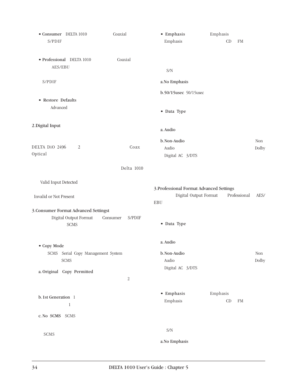 Delta 1010 User Manual | Page 34 / 48