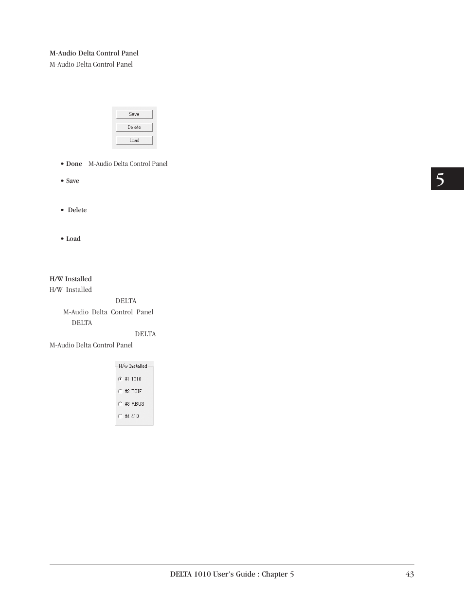 Delta 1010 User Manual | Page 43 / 48