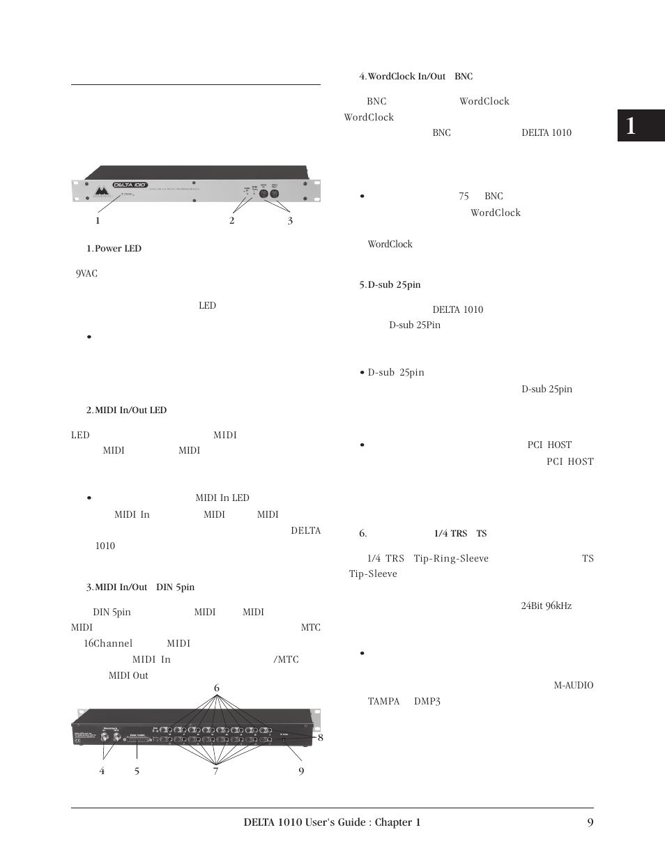 Delta 1010 User Manual | Page 9 / 48