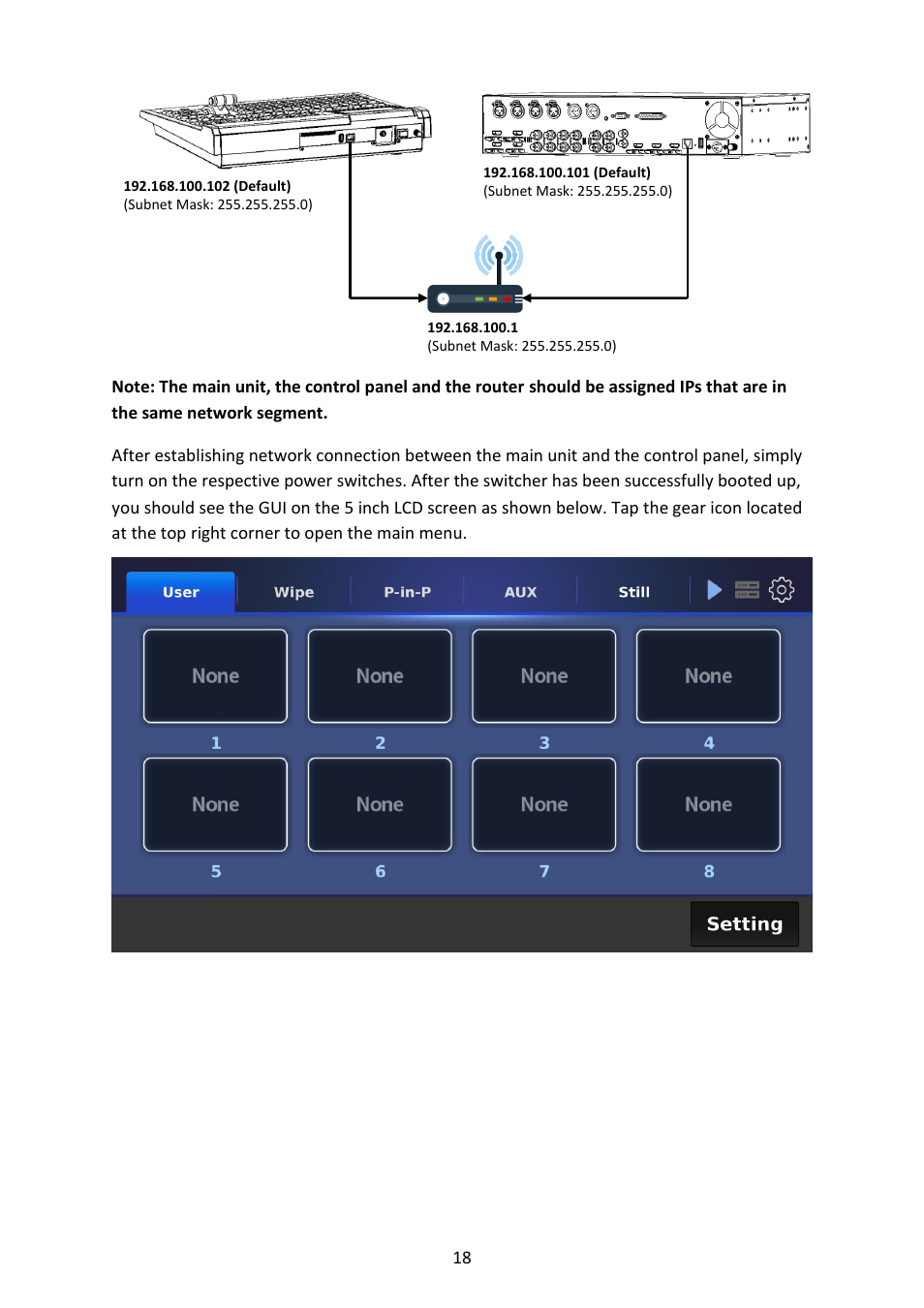 Datavideo SE-4000 8-Channel 4K Video Switcher User Manual | Page 18 / 128