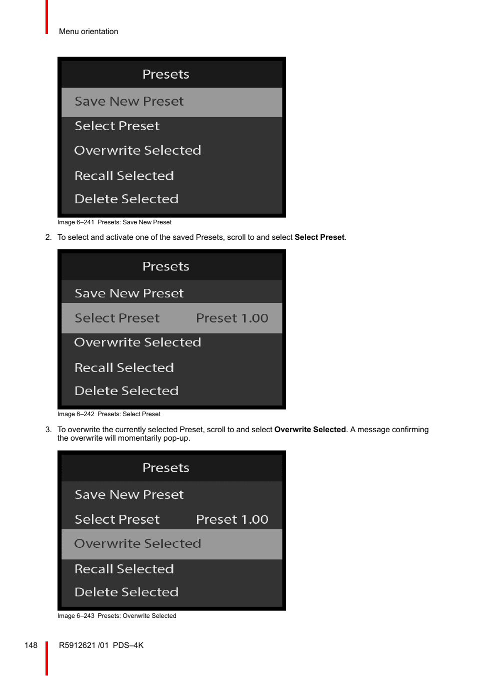 Barco PDS-4K HDMI Presentation Switcher User Manual | Page 148 / 224