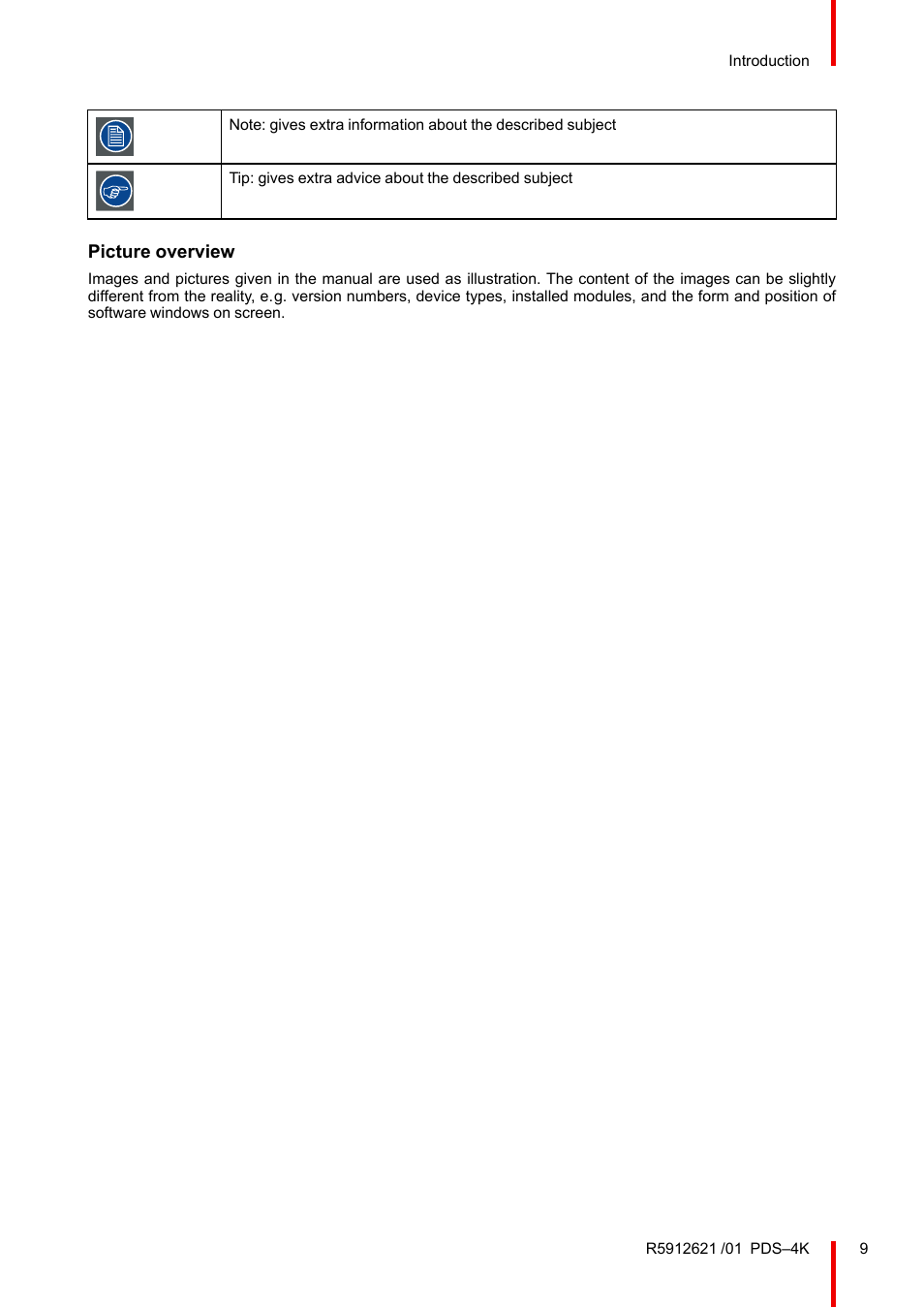 Barco PDS-4K HDMI Presentation Switcher User Manual | Page 9 / 224