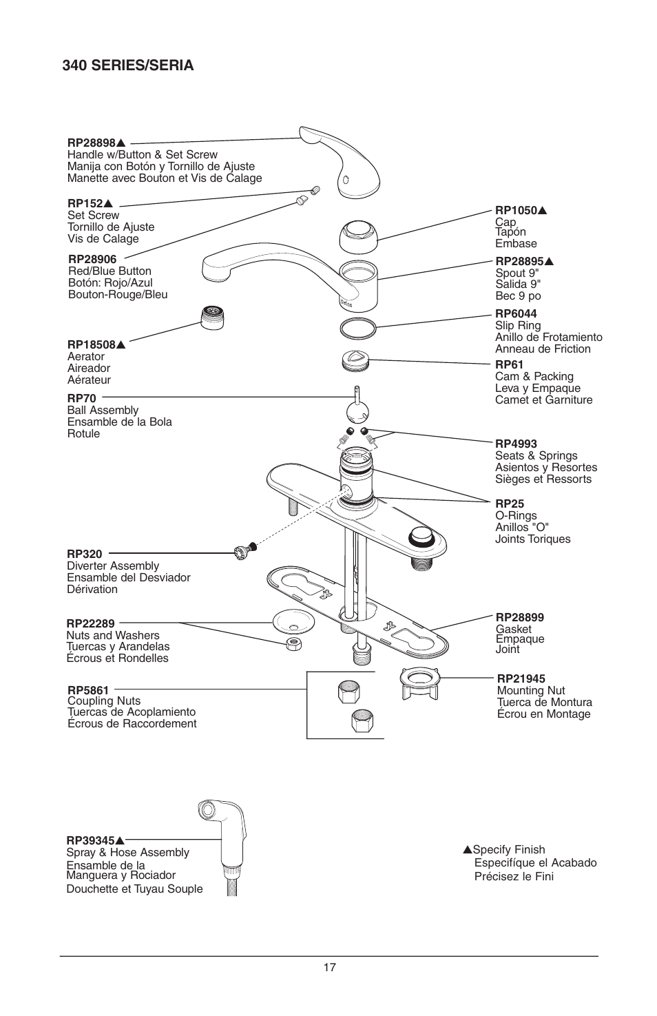 340 series/seria | Delta Model 400 User Manual | Page 37 / 40