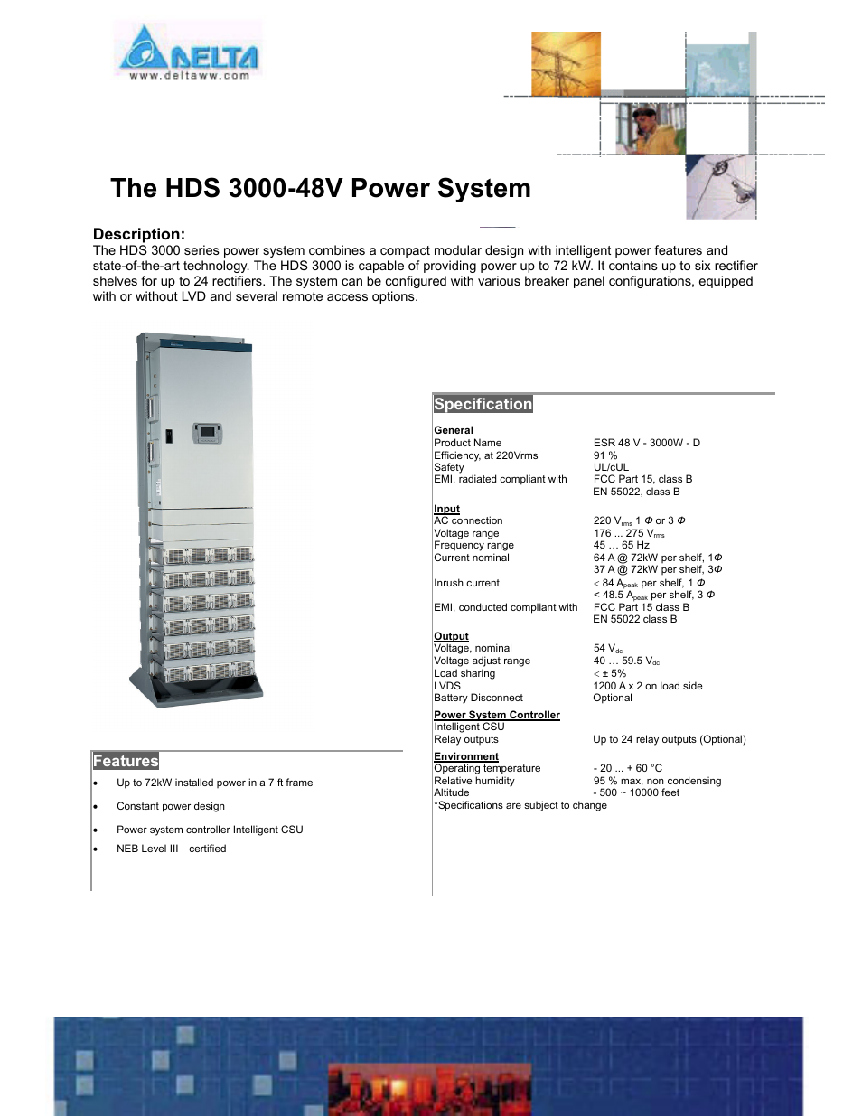 Delta HDS 3000 User Manual | 1 page