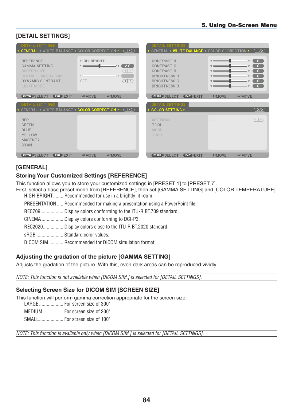 NEC 40,000-Lumen 4K Laser Installation Projector User Manual | Page 101 / 192