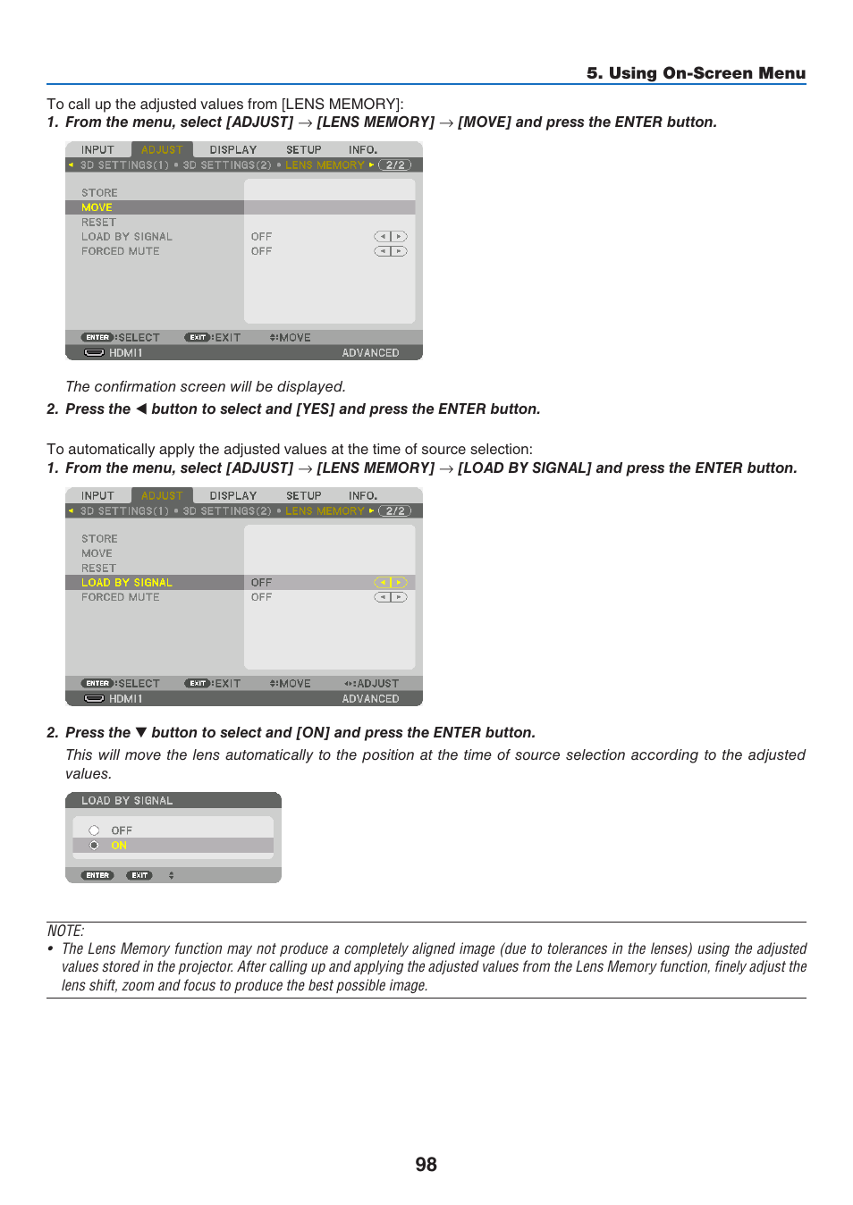 NEC 40,000-Lumen 4K Laser Installation Projector User Manual | Page 115 / 192