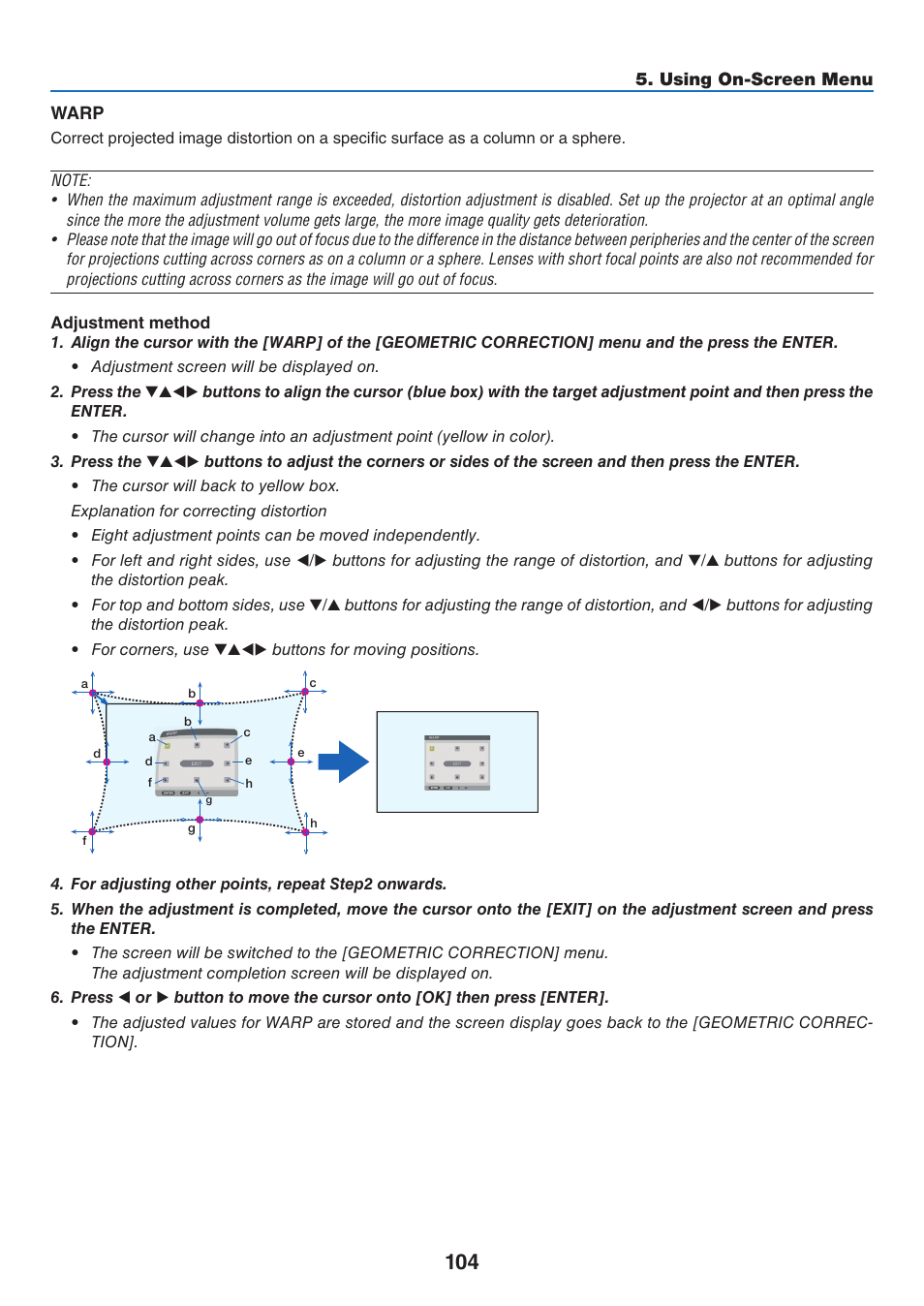 NEC 40,000-Lumen 4K Laser Installation Projector User Manual | Page 121 / 192