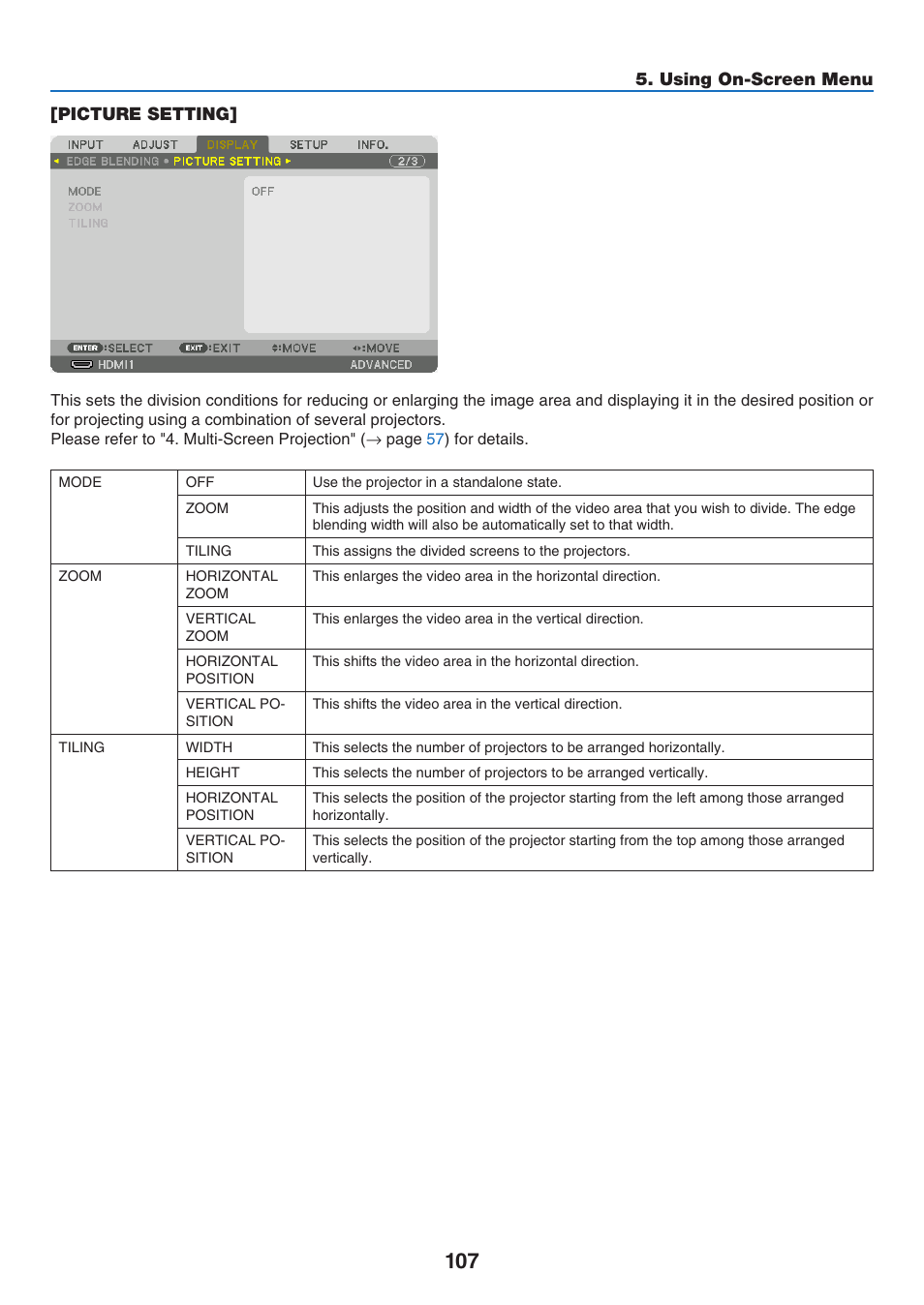 NEC 40,000-Lumen 4K Laser Installation Projector User Manual | Page 124 / 192