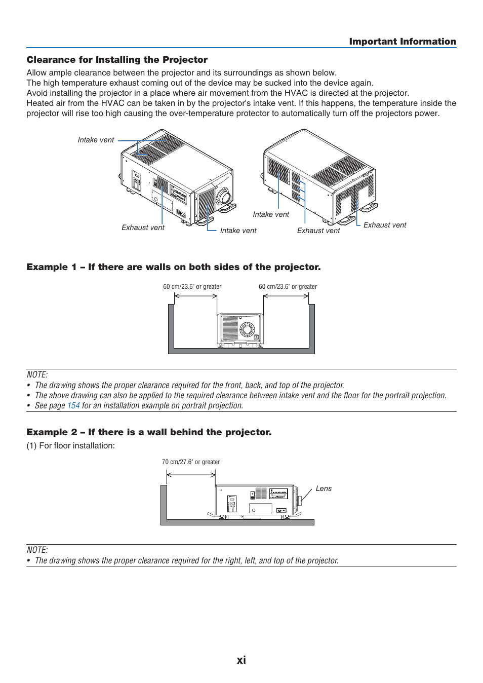 NEC 40,000-Lumen 4K Laser Installation Projector User Manual | Page 13 / 192
