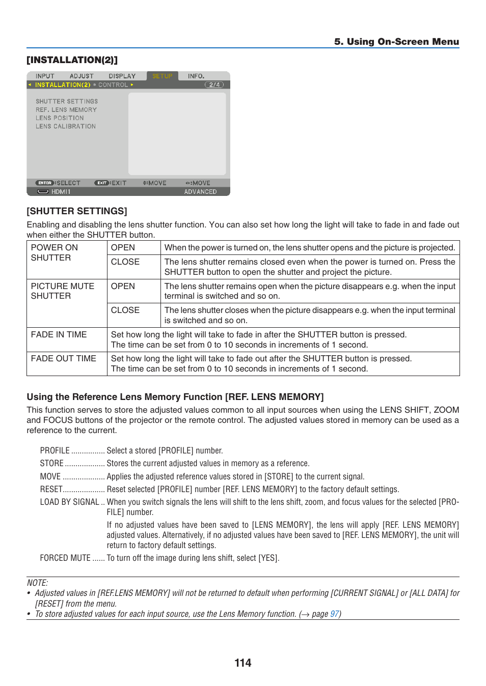 NEC 40,000-Lumen 4K Laser Installation Projector User Manual | Page 131 / 192