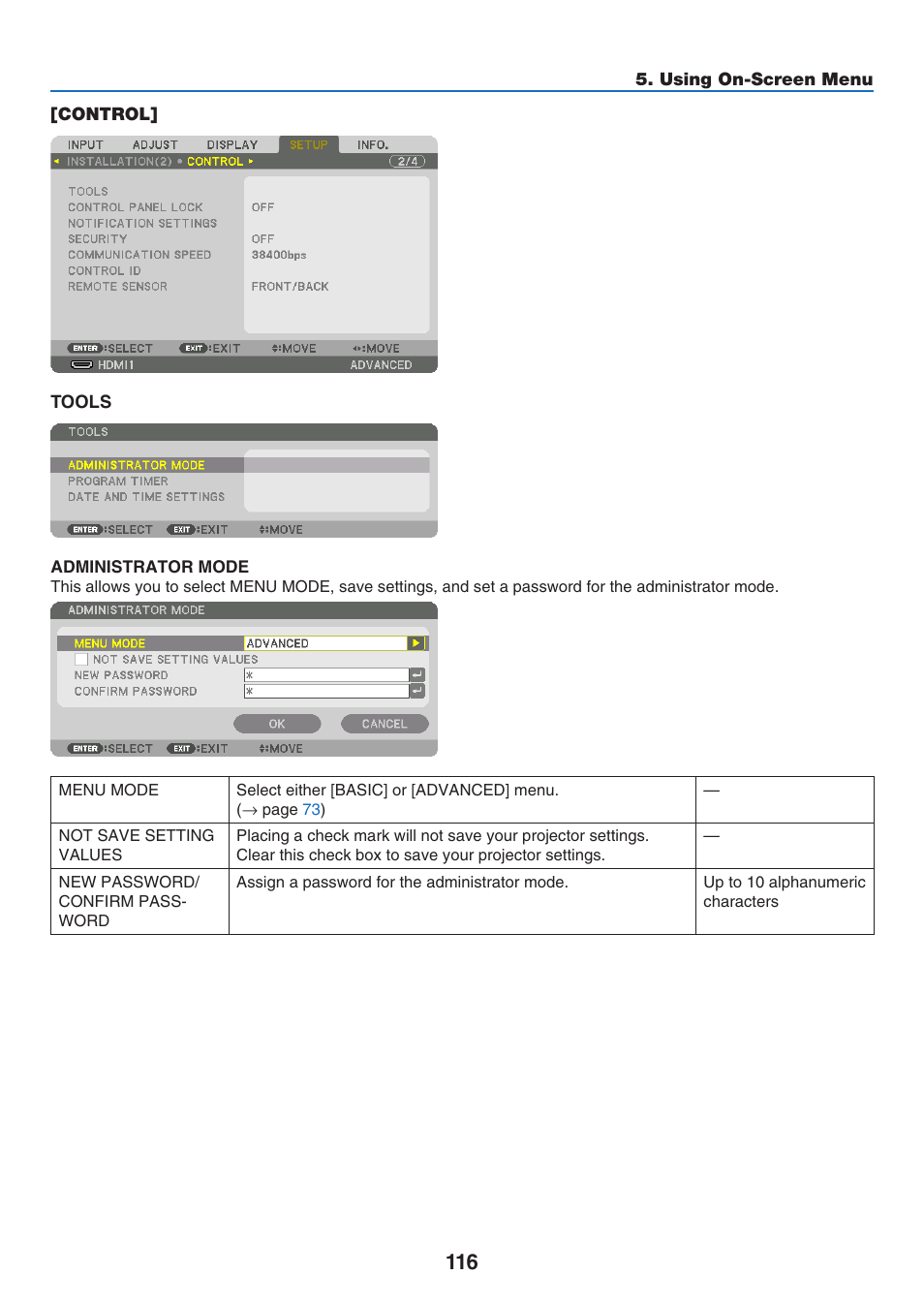 NEC 40,000-Lumen 4K Laser Installation Projector User Manual | Page 133 / 192