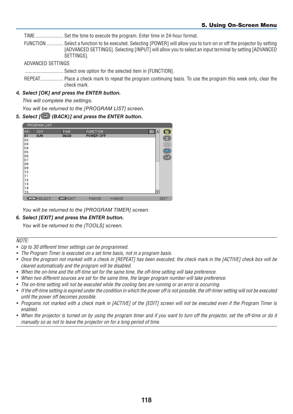 NEC 40,000-Lumen 4K Laser Installation Projector User Manual | Page 135 / 192