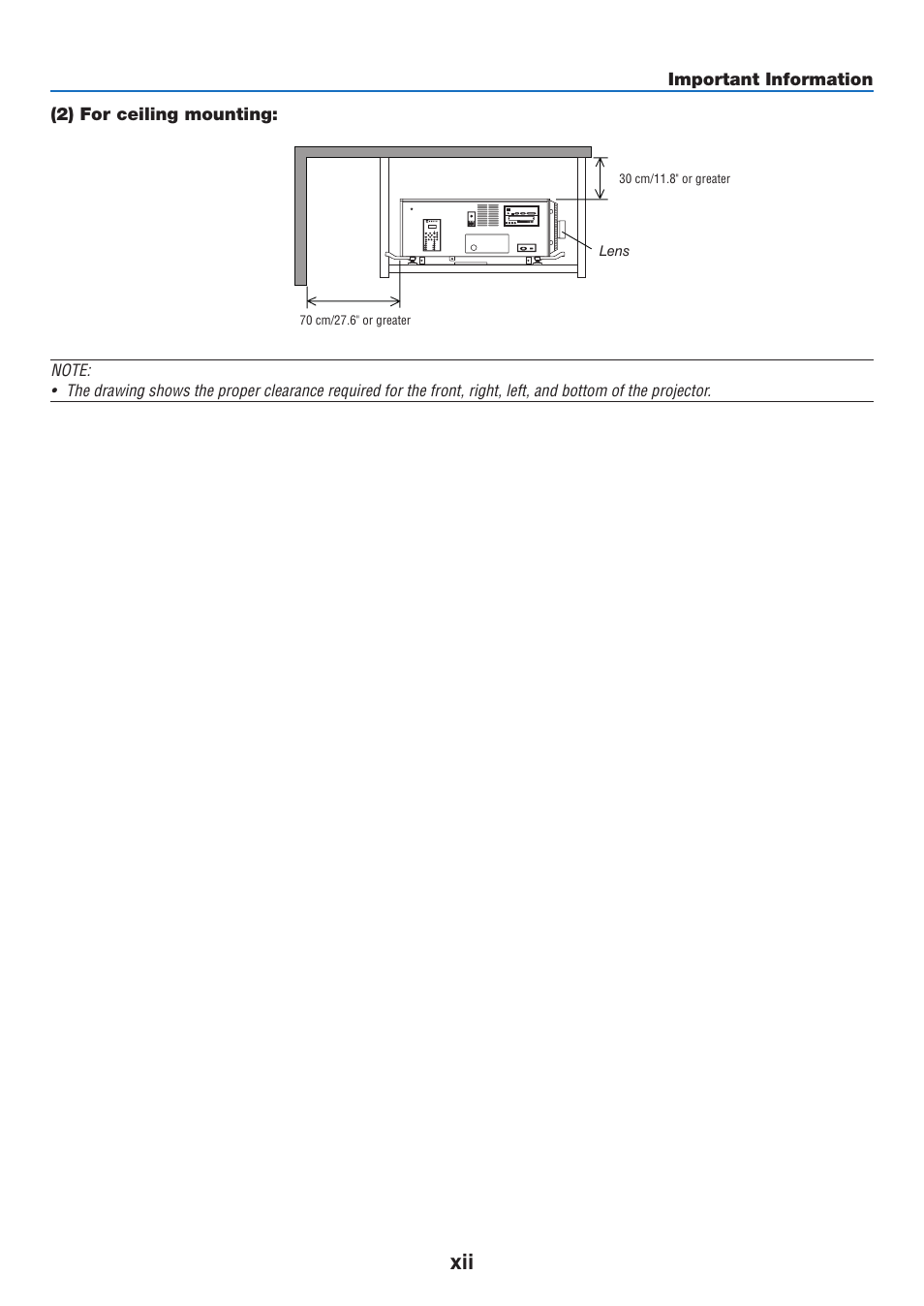 NEC 40,000-Lumen 4K Laser Installation Projector User Manual | Page 14 / 192