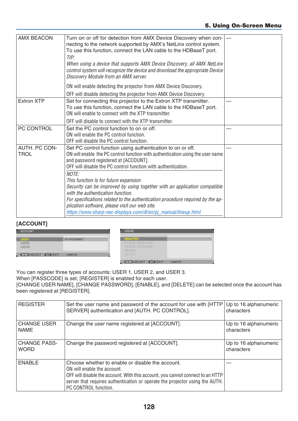 NEC 40,000-Lumen 4K Laser Installation Projector User Manual | Page 145 / 192