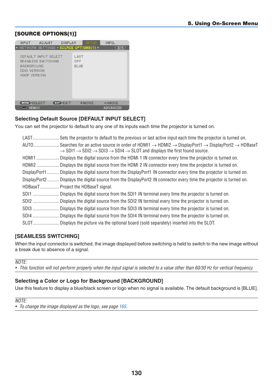 NEC 40,000-Lumen 4K Laser Installation Projector User Manual | Page 147 / 192