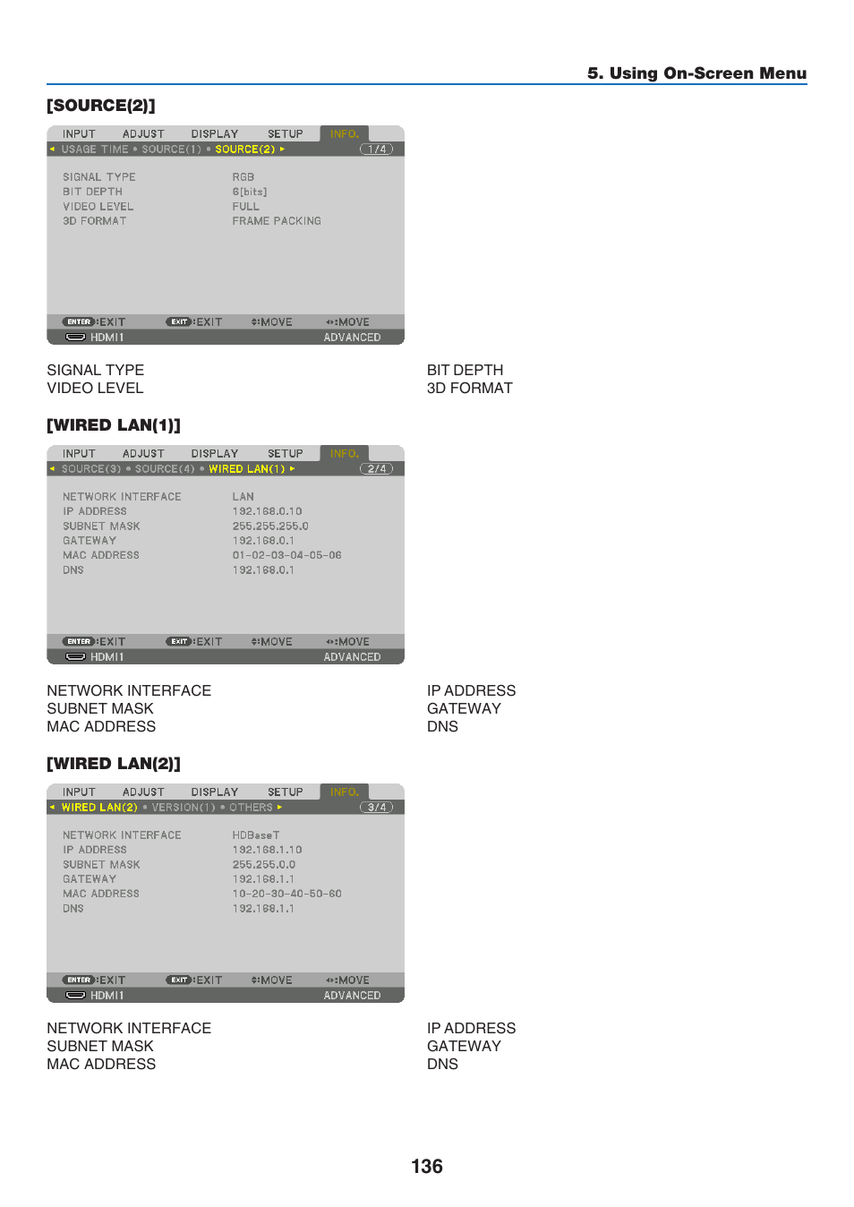 NEC 40,000-Lumen 4K Laser Installation Projector User Manual | Page 153 / 192
