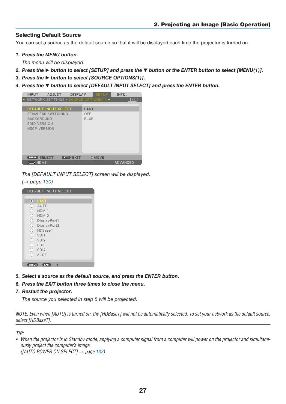 NEC 40,000-Lumen 4K Laser Installation Projector User Manual | Page 44 / 192