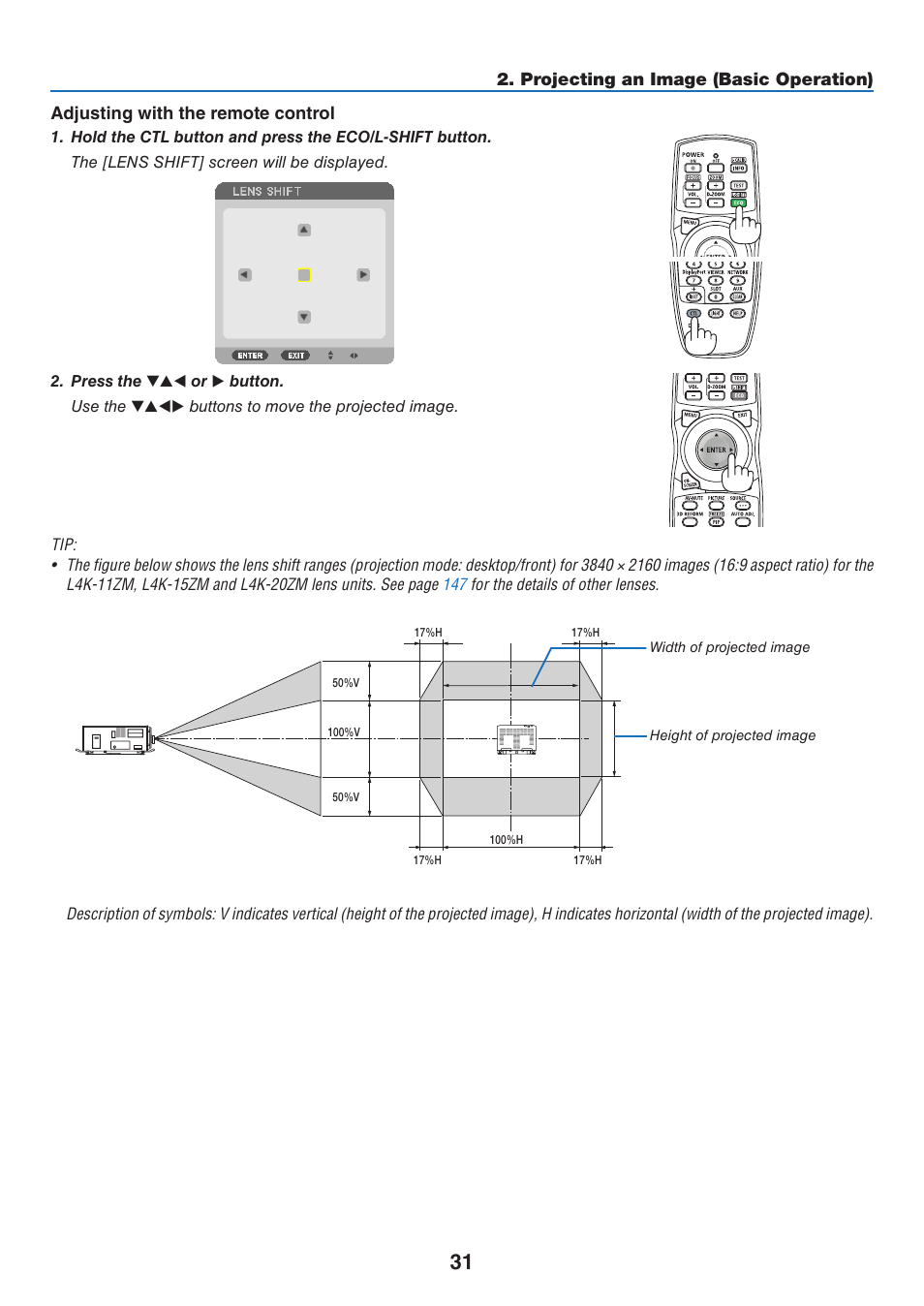 NEC 40,000-Lumen 4K Laser Installation Projector User Manual | Page 48 / 192