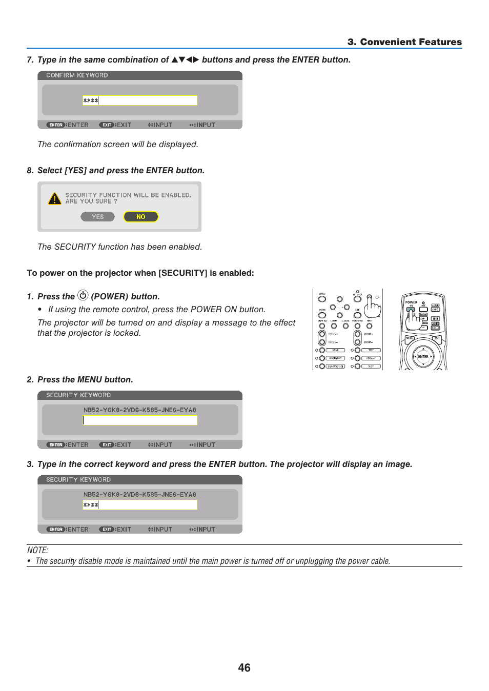 NEC 40,000-Lumen 4K Laser Installation Projector User Manual | Page 63 / 192