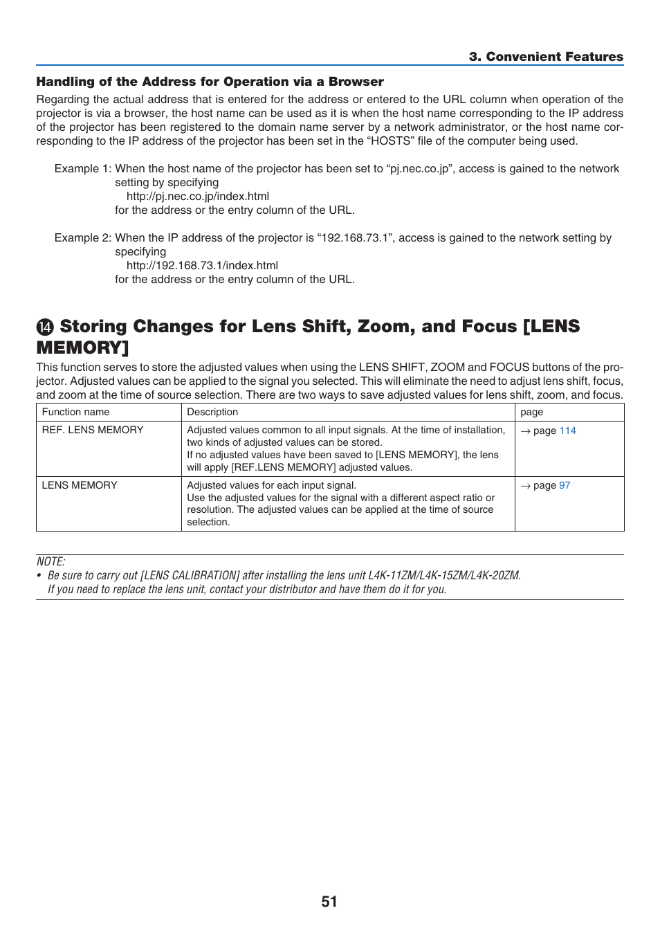 NEC 40,000-Lumen 4K Laser Installation Projector User Manual | Page 68 / 192