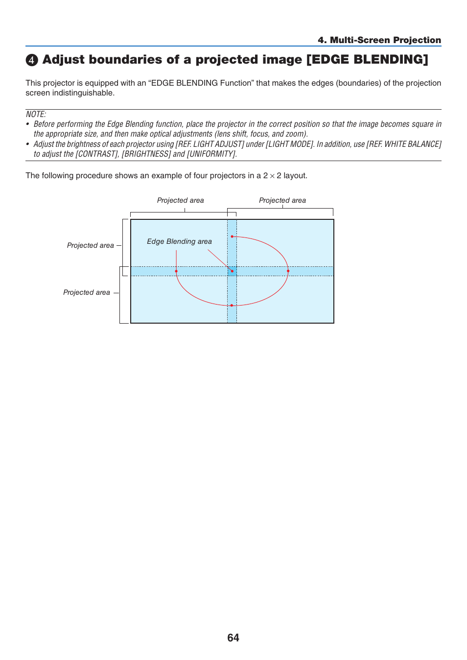 NEC 40,000-Lumen 4K Laser Installation Projector User Manual | Page 81 / 192