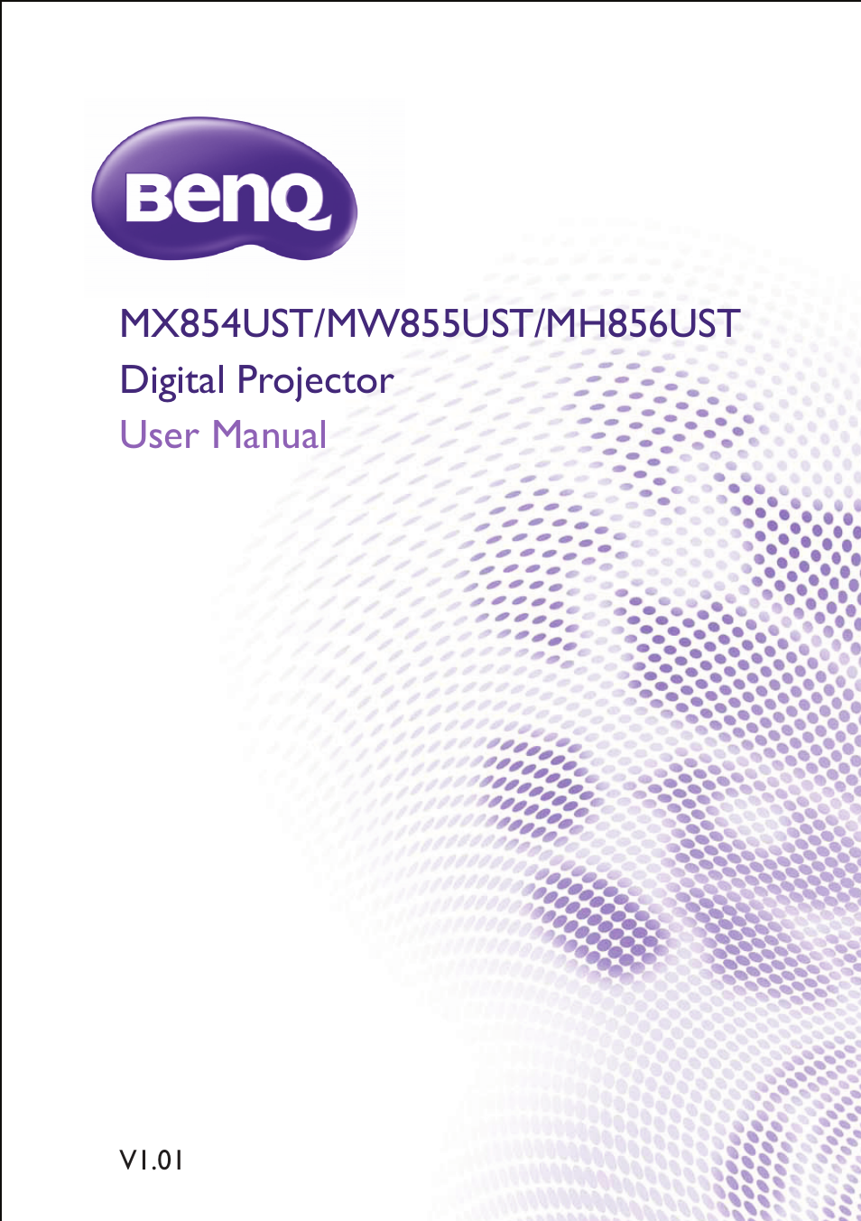 BenQ MW855UST+ 3500-Lumen WXGA Ultra-Short Throw DLP Projector User Manual | 77 pages