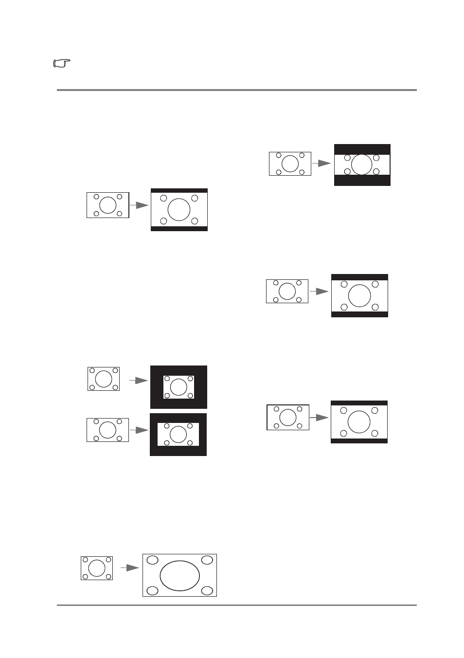 About the aspect ratio | BenQ MW855UST+ 3500-Lumen WXGA Ultra-Short Throw DLP Projector User Manual | Page 36 / 77
