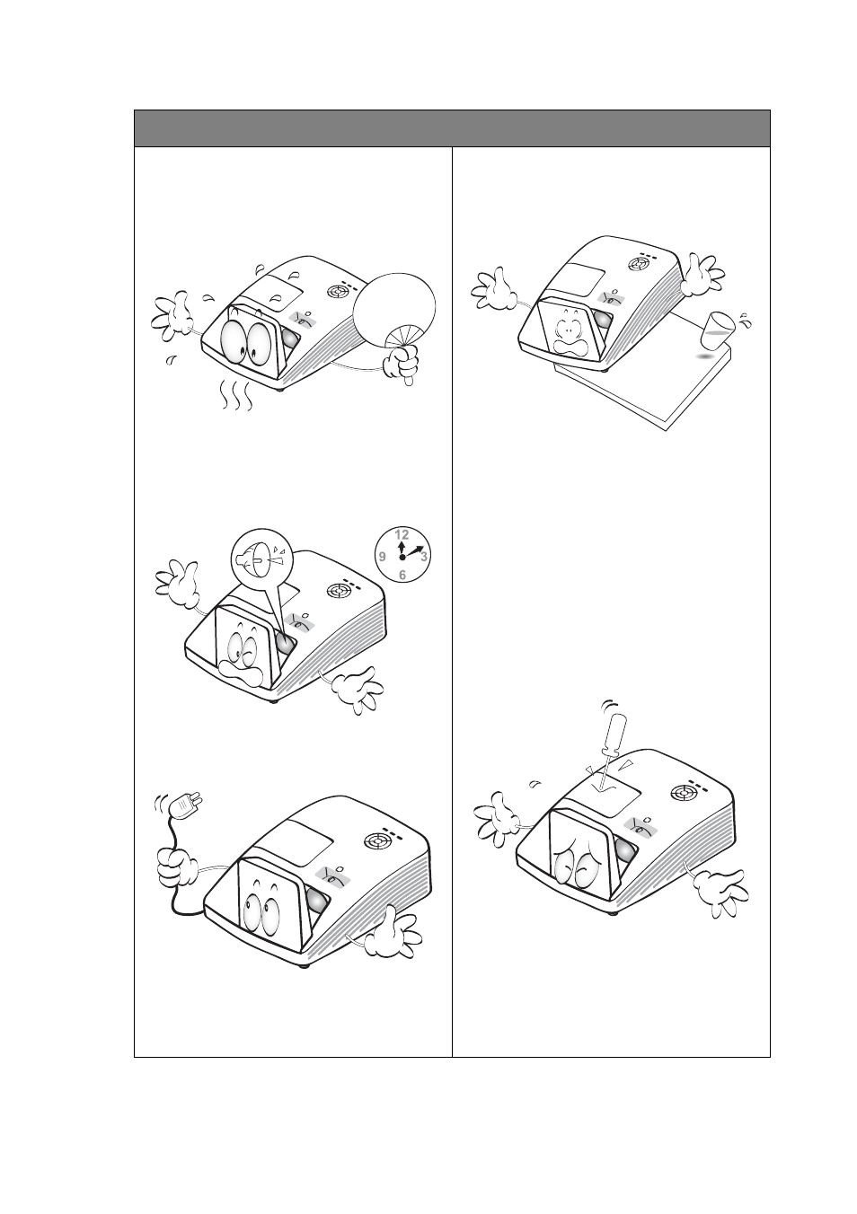 BenQ MW855UST+ 3500-Lumen WXGA Ultra-Short Throw DLP Projector User Manual | Page 4 / 77