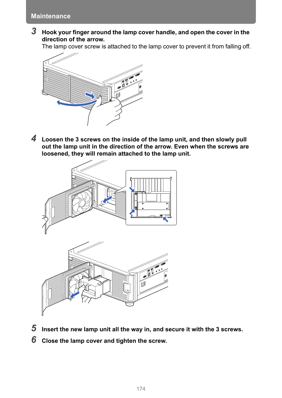Canon REALiS 4K501ST Pro AV 5000-Lumen LCoS Projector User Manual | Page 174 / 196