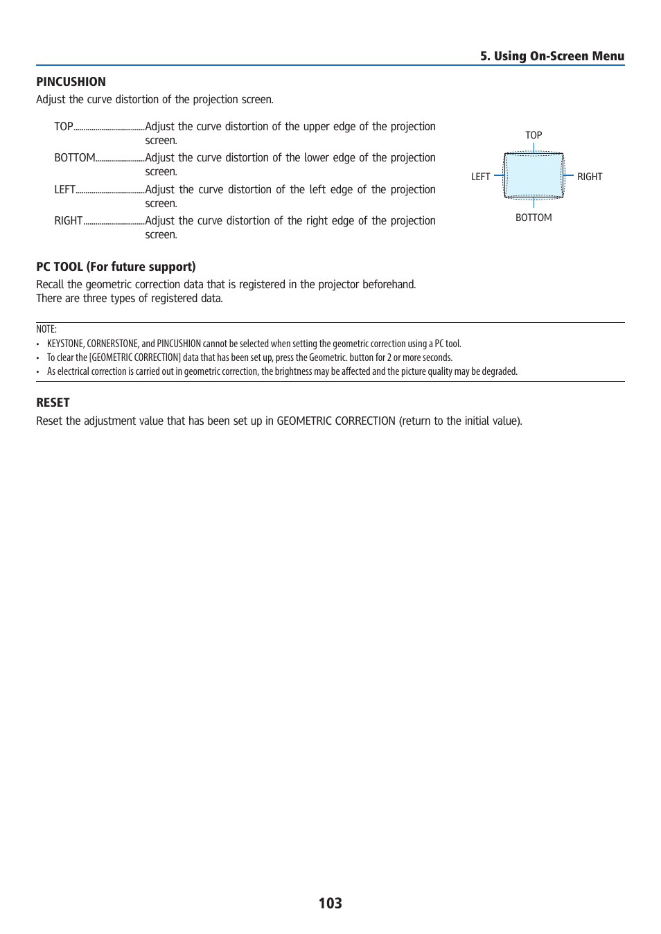 Ricoh PJ WU6181N 6200-Lumen WUXGA LCD Projector (No Lens) User Manual | Page 118 / 268