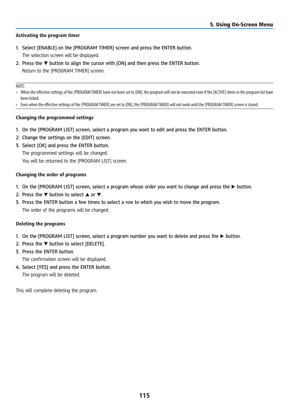 Ricoh PJ WU6181N 6200-Lumen WUXGA LCD Projector (No Lens) User Manual | Page 130 / 268