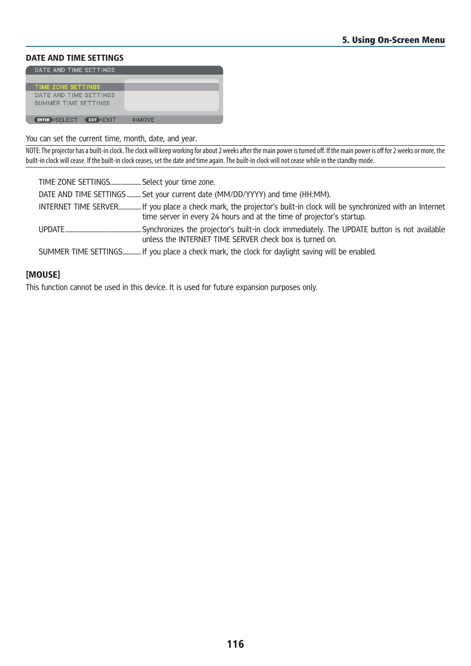 Ricoh PJ WU6181N 6200-Lumen WUXGA LCD Projector (No Lens) User Manual | Page 131 / 268