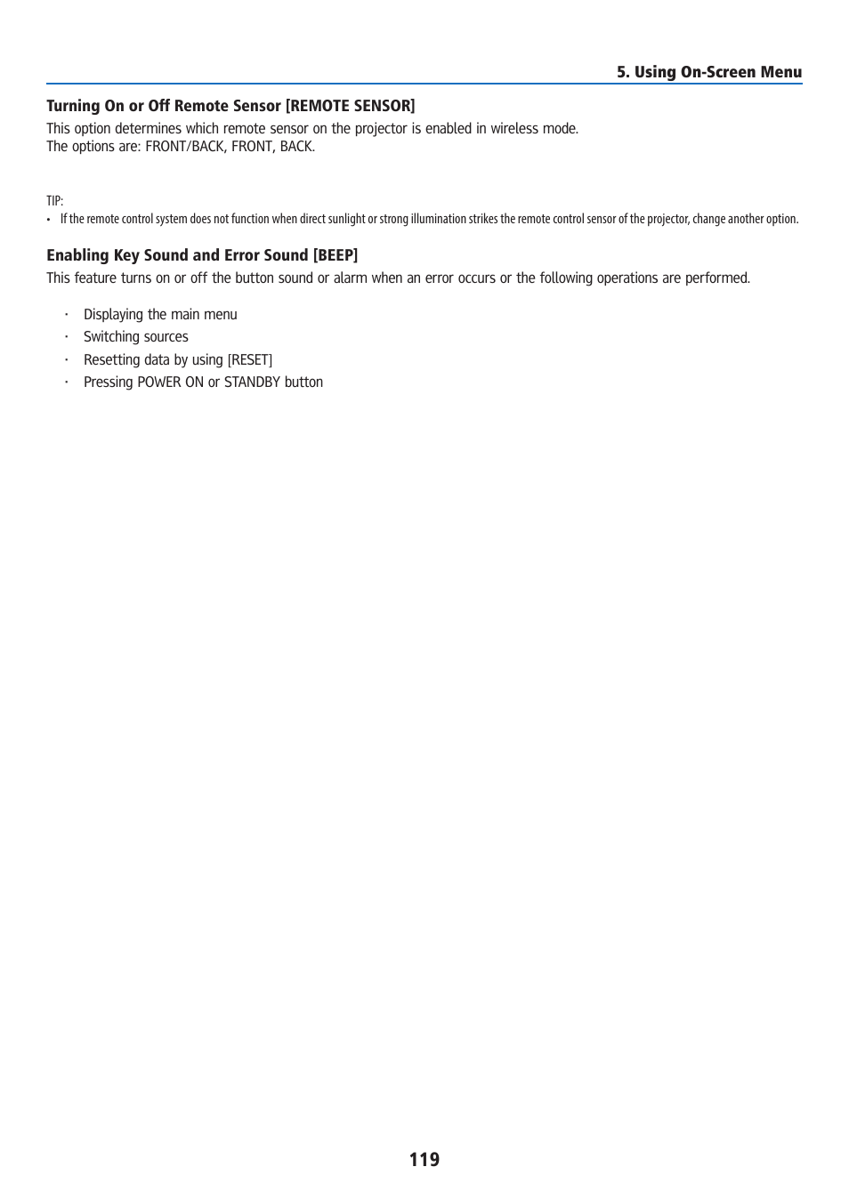 Ricoh PJ WU6181N 6200-Lumen WUXGA LCD Projector (No Lens) User Manual | Page 134 / 268