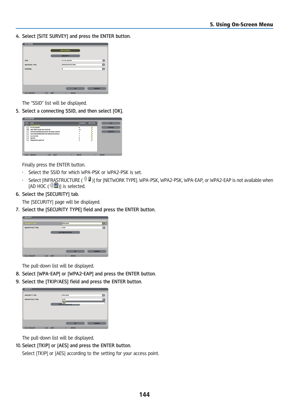Ricoh PJ WU6181N 6200-Lumen WUXGA LCD Projector (No Lens) User Manual | Page 159 / 268